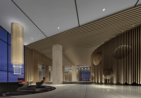 会所前厅装饰设计效果图