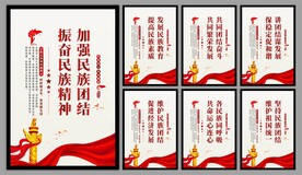 民族团结党建海报