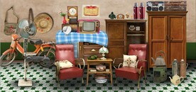 复古怀旧80后90后童年背景墙