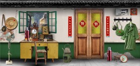 复古怀旧80后90后童年背景墙