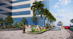 园区园林效果图