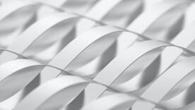 白色3d规则抽象科技纹理