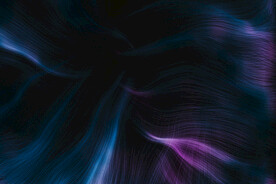 暗紫色流体渐变科技线条背景