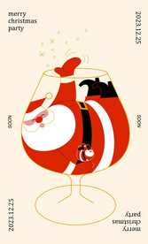 圣诞节圣诞老人贺卡