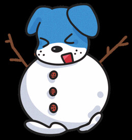 雪人小狗