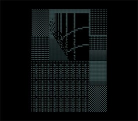 几何字母排列图案