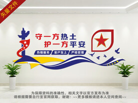 安保公司文化墙