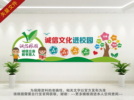 诚信文化墙