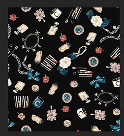 化妆品  数码印花