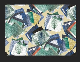 绿叶 方块 几何