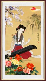 抚琴图