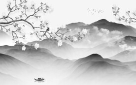 高雅 高端中式山水 TiF分层