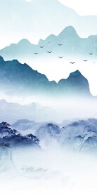 高档 简约中式玄关 Tif分层