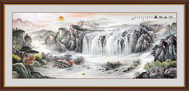 大厅山水画
