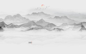 新中式意境山水画