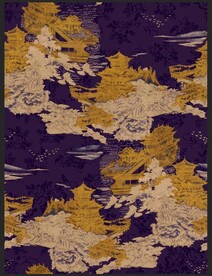 皇宫 宫殿 数码印花