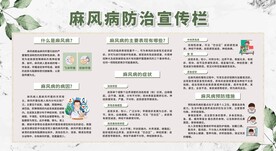 麻风病防治宣传栏