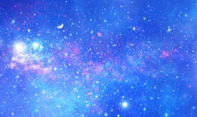 蓝色星空天花软膜