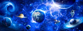 宇宙星空太空黑洞星球宇航员背景