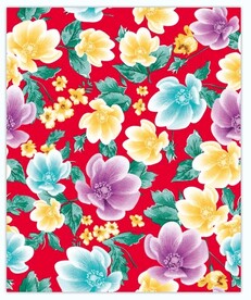 东北大花 数码印花