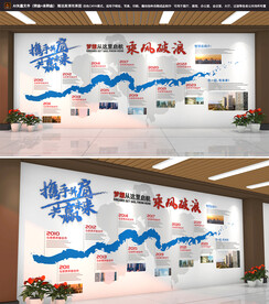 企业发展历程文化墙