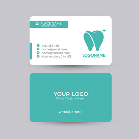 绿色口腔卡片