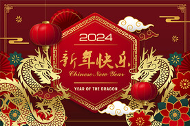 春节新年元旦圣诞节日节假