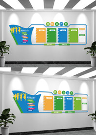 简约班级公约校园文化墙