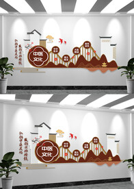 中医养生国粹中医药文化墙