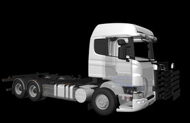 卡车3d透视分解