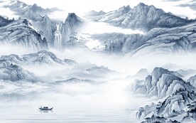 人气 轻奢高端山水 Tif分层