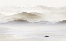 高端 简约中式山水 TIf分层