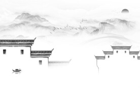 现代 新品灰色山水 TiF分层