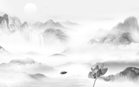 大气 新品灰色山水 TiF分层