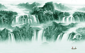 现代 意境最新山水 TIf分层