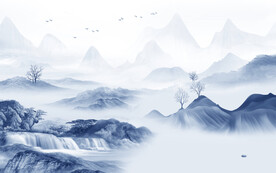 简约 意境最新山水 TIf分层