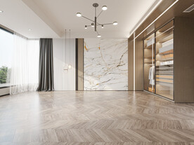 现代轻奢卧室背景墙