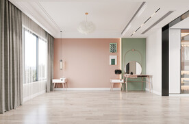 现代极简卧室背景墙