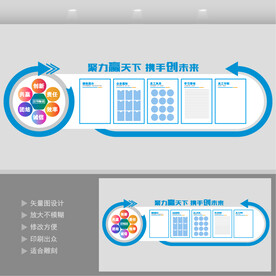大型文化墙整体设计