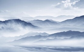 人气 最新客厅山水 tif分层