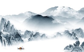 现代 中式山水新图 TIF分层