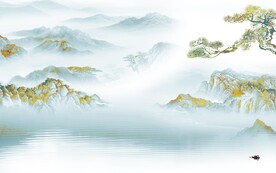 人气 中式山水新图 TIF分层