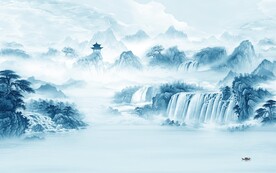 现代 意境高档山水 Tif分层