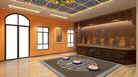 家里佛堂室内设计案例效果图