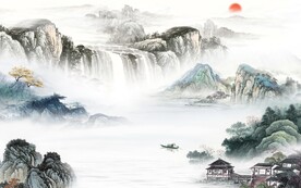 现代 最新传山水画 TiF分层