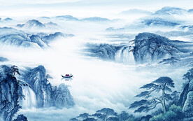 新款 新传中式山水 Tif分层