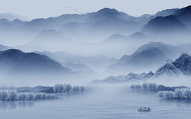 意境 新传中式山水 Tif分层