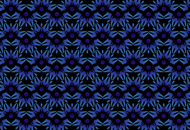 蓝色花纹底纹背景图案黑色