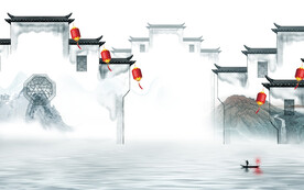 新款 高雅高端山水 Tif分层