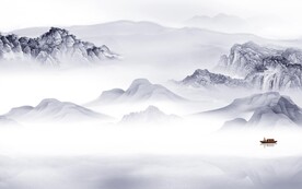 简约 清晰新传山水 Tif分层